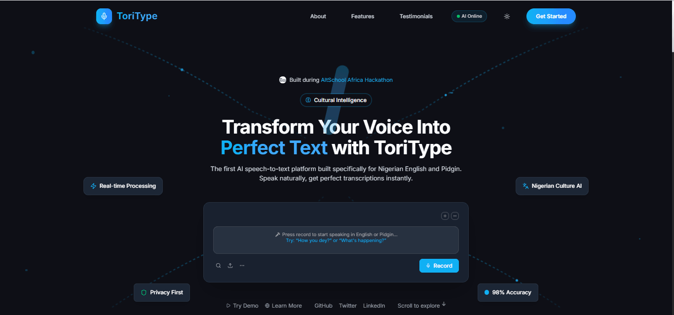 A text to speech platform
